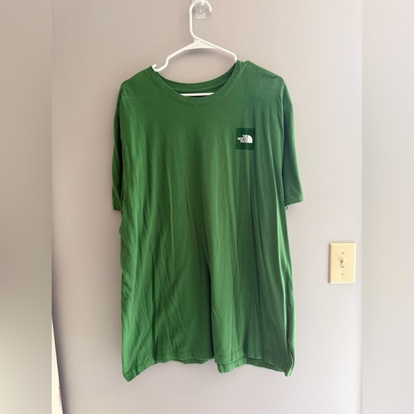 The Northface Men’s T Shirt Size XXL Green 100% Cotton Short Sleeve Casual - Picture 1 of 8